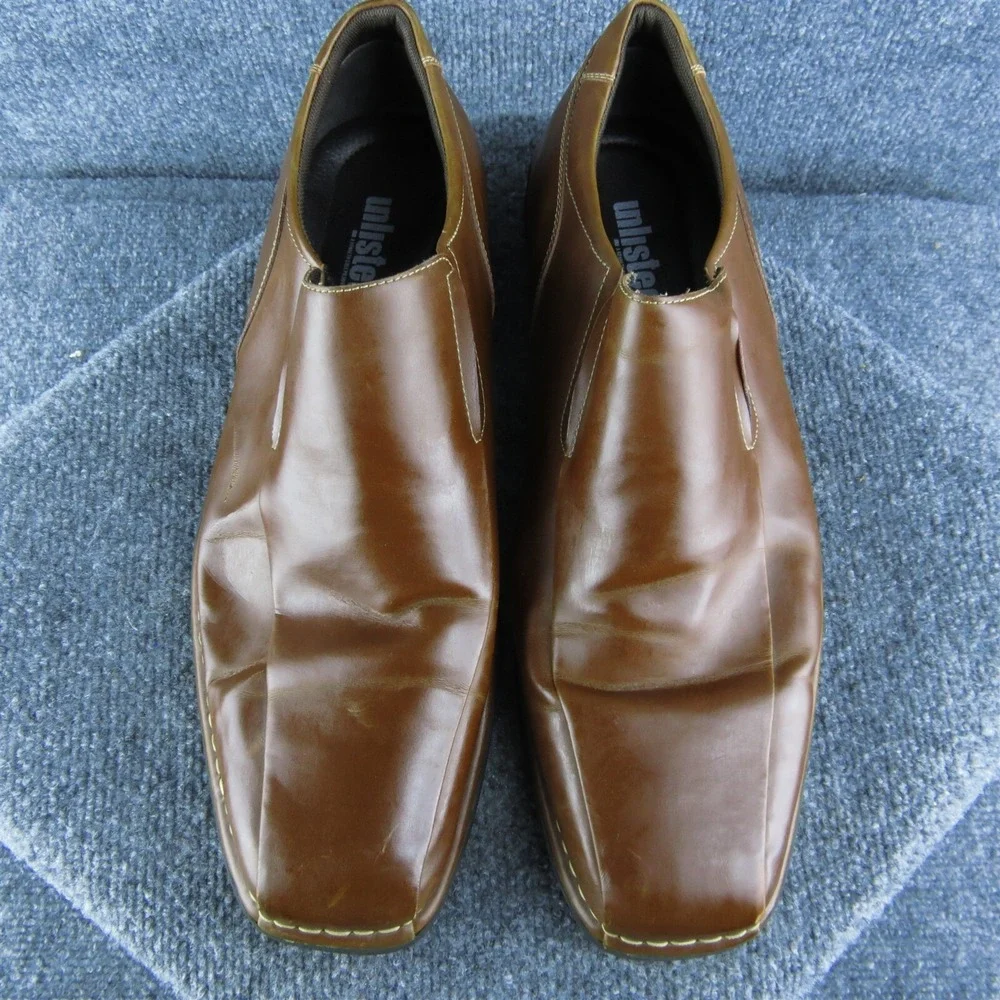 Unlisted Pave‎ Men Loafer Shoes Size 15 Medium Brown Synthetic Slip On